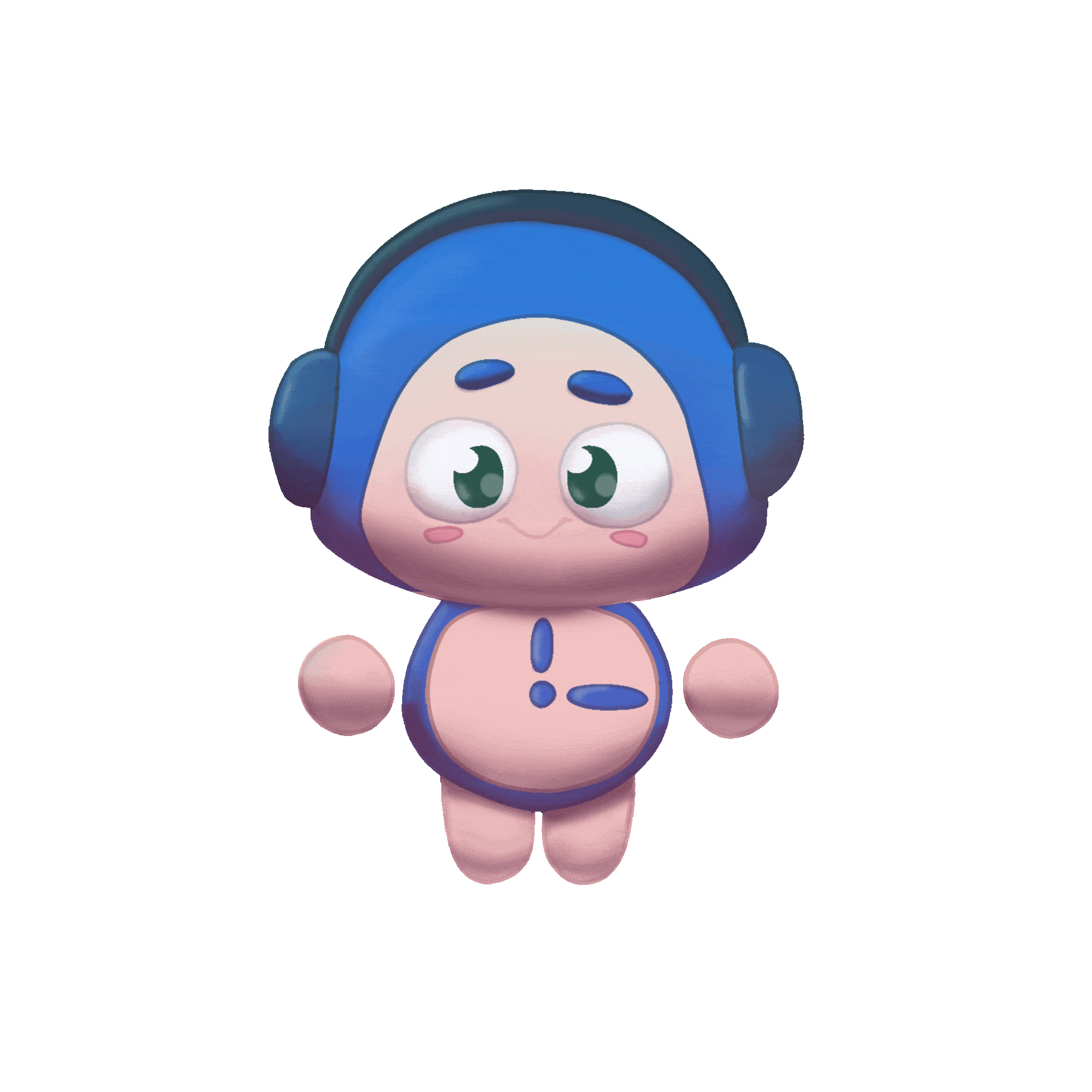 StudyRoom mascot jumping animation
